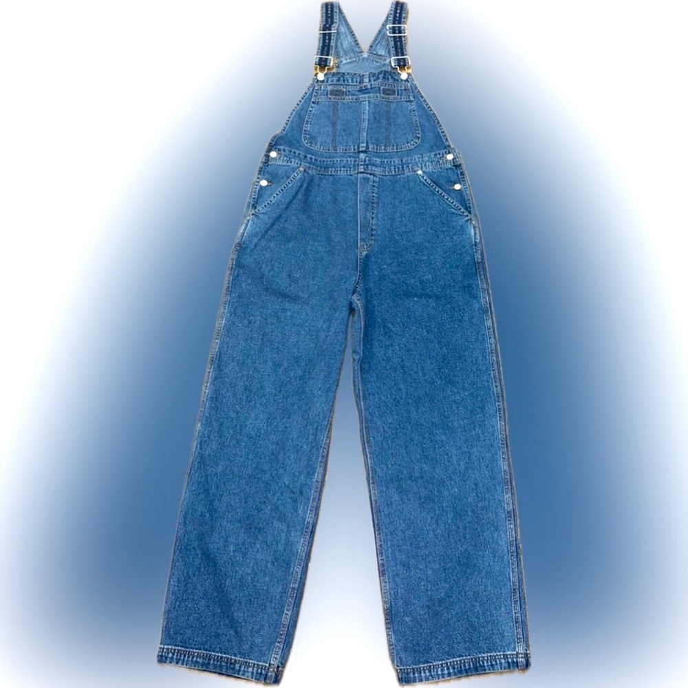 Y2K VTG Tommy Hilfiger Denim Bib Overalls Large Grunge